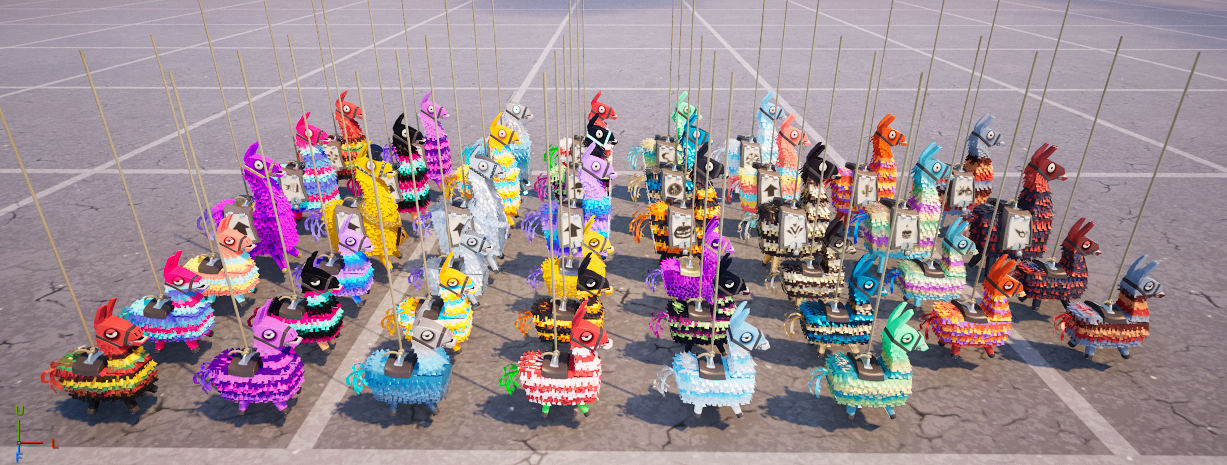 Fortnite Save The World Loot Llama's / Piñata's