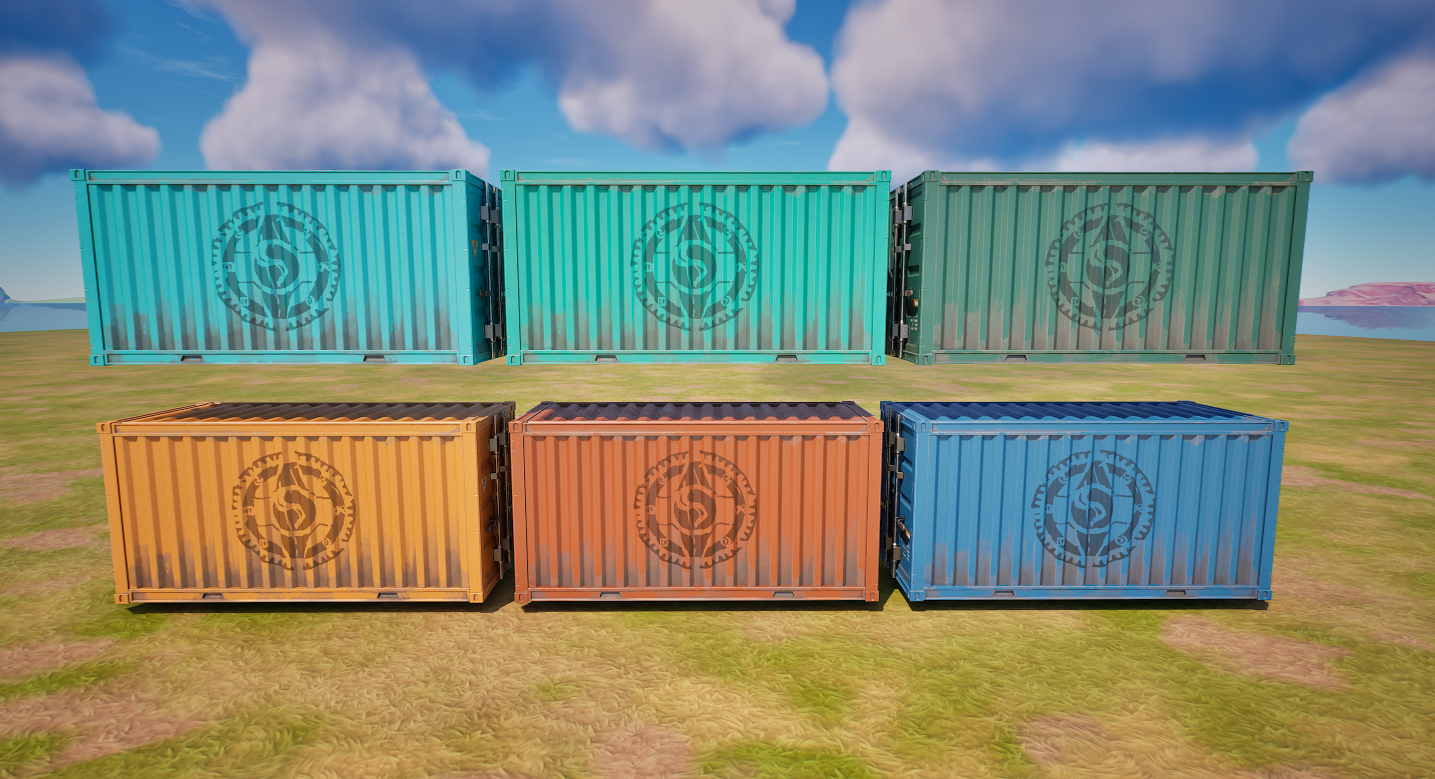 Fixed IO Shipping Containers