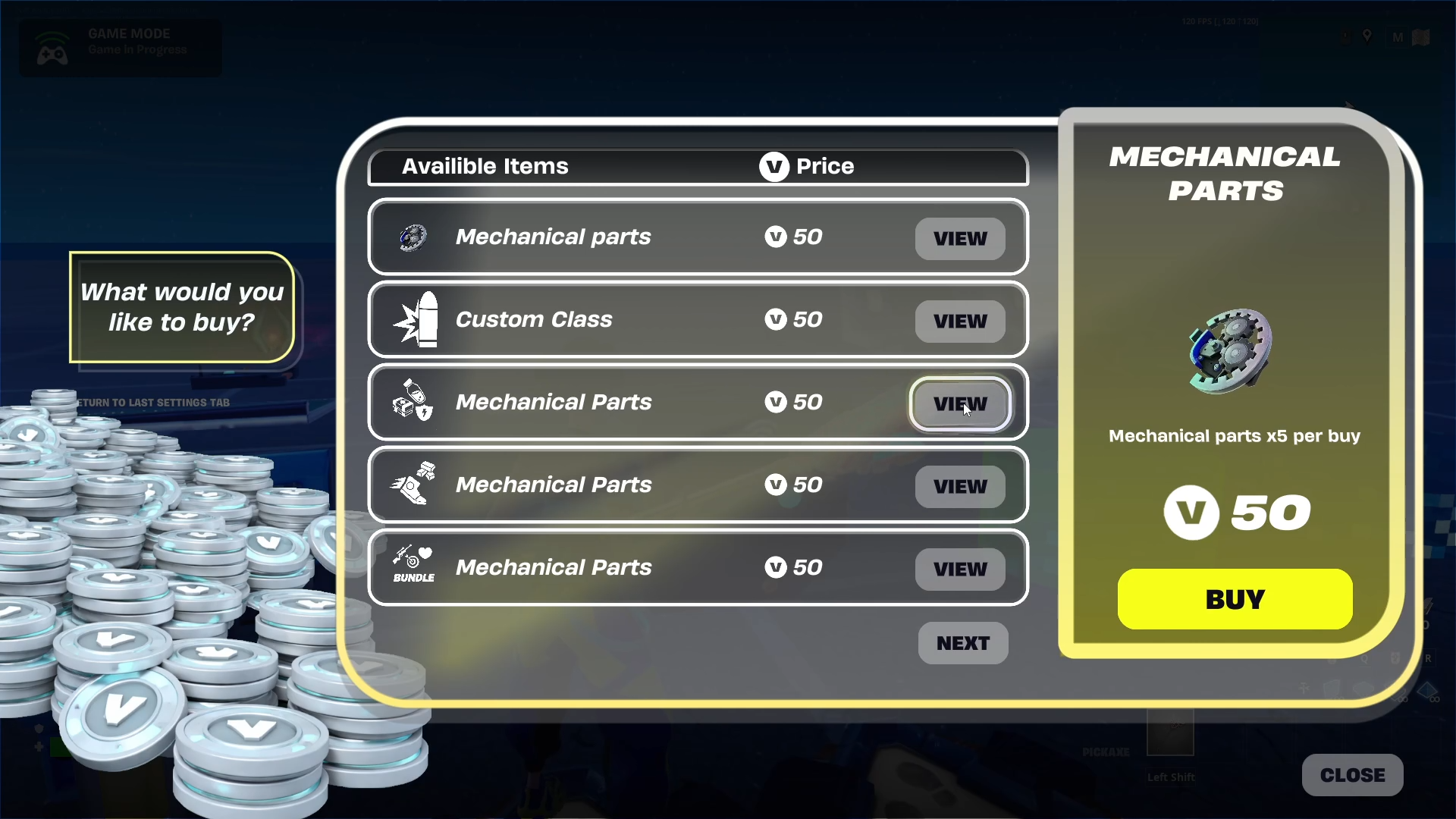 In-Island Transactions Shop System (Assets)