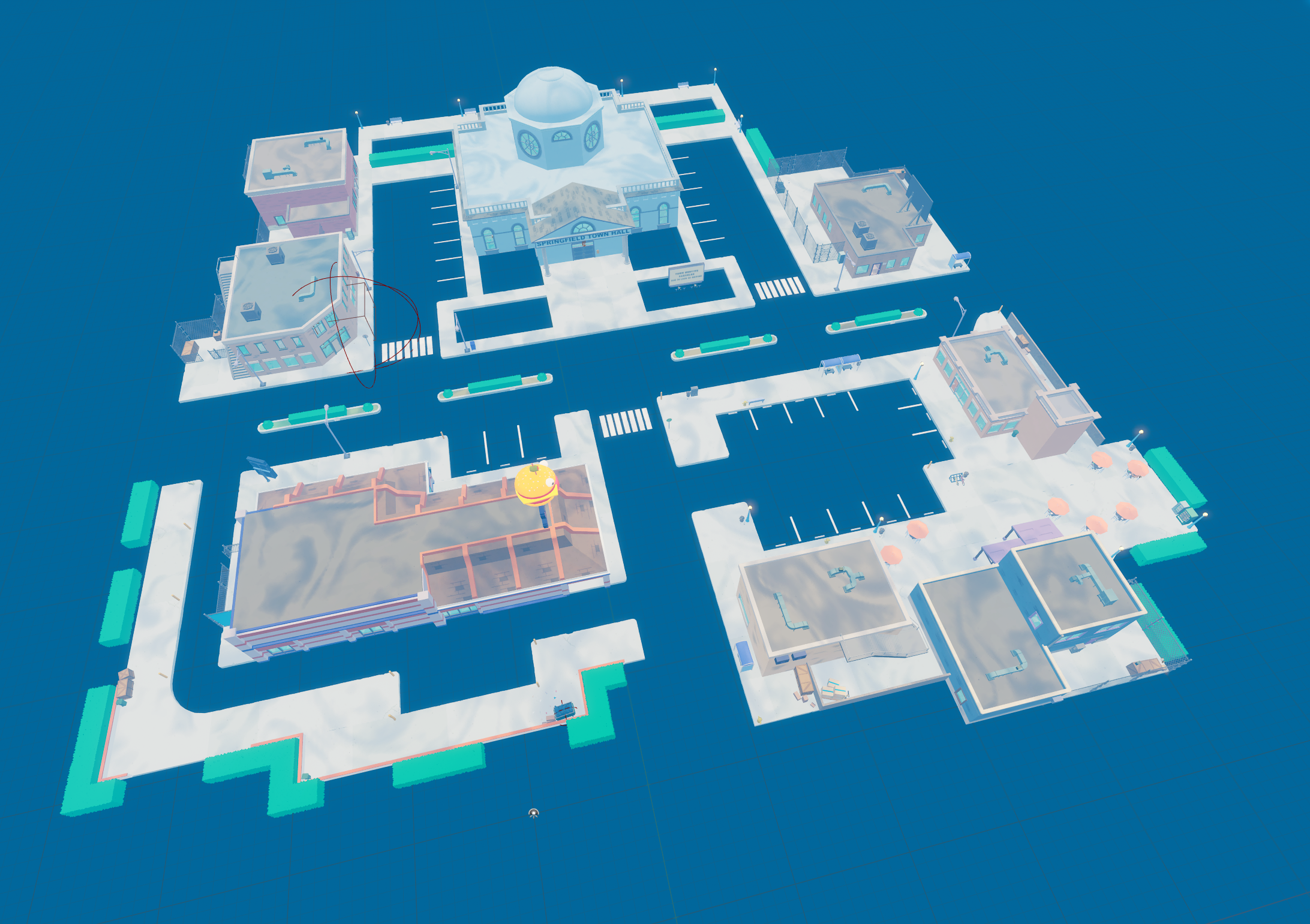 The Simpsons 'Mayor's Munchies' POI