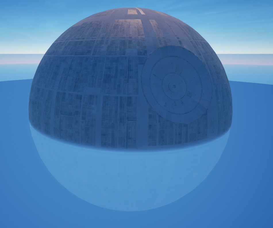 C6S3 - Death Star Background & Hologram Death Star